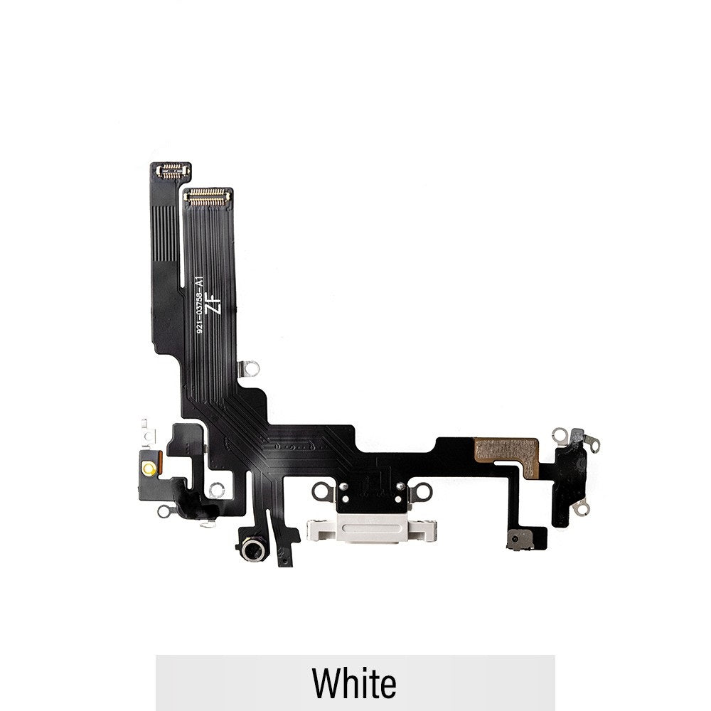 Red Charging Port for iPhone 14-White Red Charging Port for iPhone 14-White